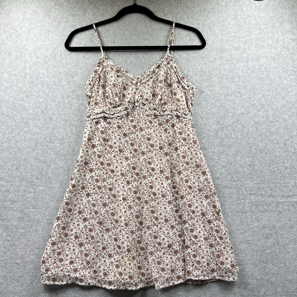 Forever 21 Vintage Y2K Small Floral Empire Waist Floral Slip Dress Summer